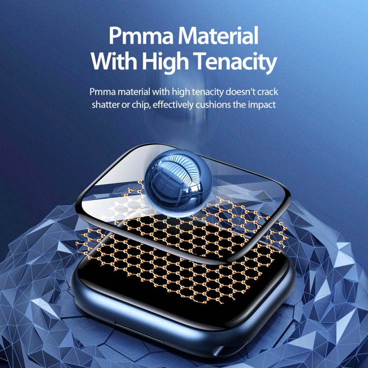 DUX DUCIS Pmma Series 3D Surface Composite Soft Watch Film, For Apple Watch Series 10 46mm, For Apple Watch Series 10 42mm, For Apple Watch Series 6 / 5 / 4 / SE 44mm, For Apple Watch Series 6 / 5 / 4 / SE 40mm, For Apple Watch Series 9 / 8 / 7 45mm���...