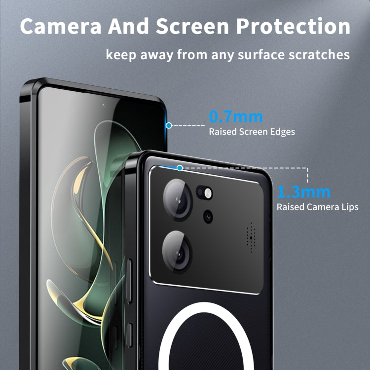 Aromatherapy Magnetic Metal Phone Case, For Xiaomi Redmi K60 Ultra / 13T / 13T Pro, For Xiaomi 14 Pro