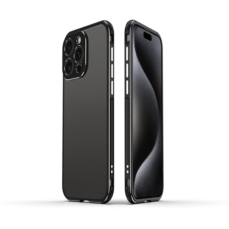 Protection d'objectif Aurora Series + coque de téléphone à cadre métallique, pour iPhone 15 Pro Max, pour iPhone 15 Pro