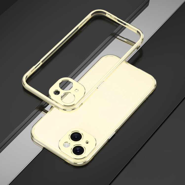 Aurora Series Lens Protector + Metal Frame Phone Case, For iPhone 15 Plus, For iPhone 15