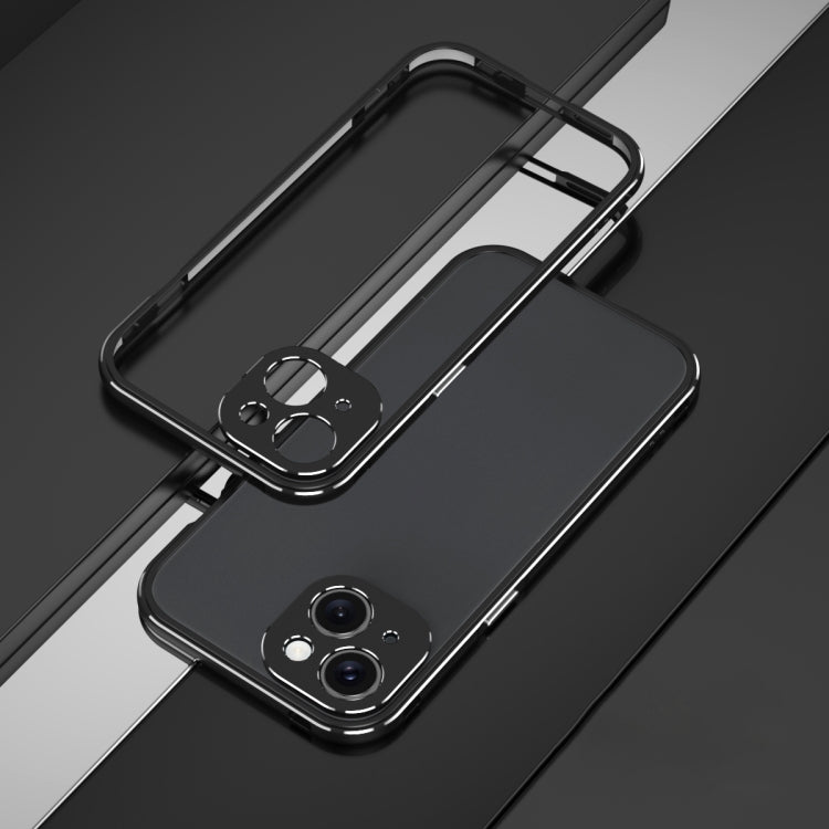 Aurora Series Lens Protector + Metal Frame Phone Case, For iPhone 15 Plus, For iPhone 15