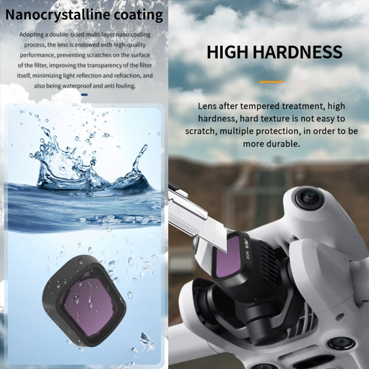 For DJI Mini 4 Pro JSR KB Series Drone Camera Lens Filter, MRC UV, CPL, ND8, ND16, ND32, ND64, ND256, ND1000, ND8PL, ND16PL, ND32PL, ND64PL, NIGHT, STAR, 3 in 1 CPL ND8 ND16, 3 in 1 ND16 ND64 ND256, 4 in 1 NDPL, 4 in 1 CPL ND16/32/64�������������������...