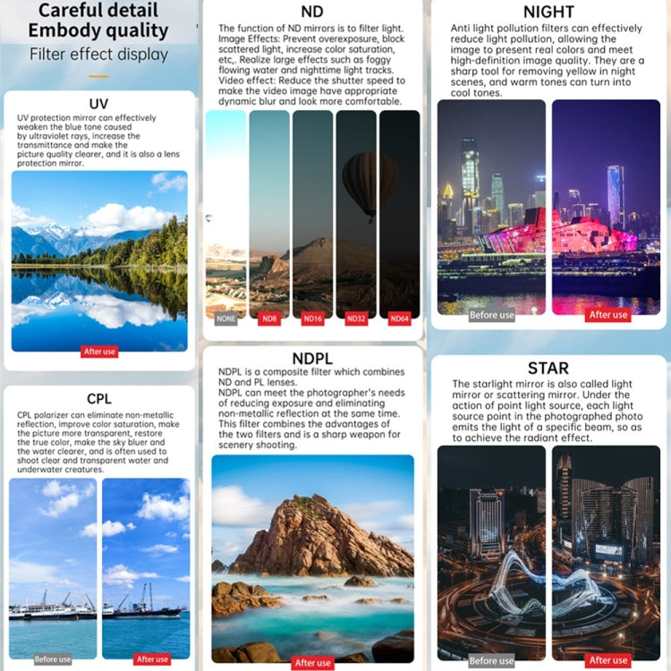 For DJI Mini 4 Pro JSR KB Series Drone Camera Lens Filter, MRC UV, CPL, ND8, ND16, ND32, ND64, ND256, ND1000, ND8PL, ND16PL, ND32PL, ND64PL, NIGHT, STAR, 3 in 1 CPL ND8 ND16, 3 in 1 ND16 ND64 ND256, 4 in 1 NDPL, 4 in 1 CPL ND16/32/64�������������������...