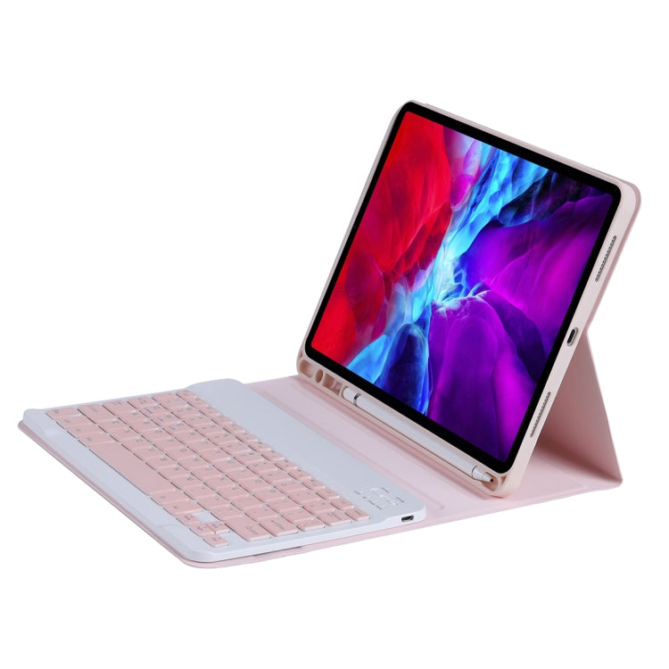 C-11B For iPad Air 4 / Air 5 / Pro 11 inch 2022 / 2021 / 2020 / 2018 Detachable ABS Candy Color Bluetooth Keyboard Protective Case with Stand & Pen Slot, For iPad Air 4 / Air 5 / Pro 11 inch 2022 / 2021 / 2020 / 2018