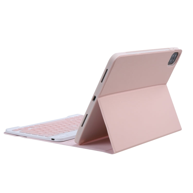 C-11B For iPad Air 4 / Air 5 / Pro 11 inch 2022 / 2021 / 2020 / 2018 Detachable ABS Candy Color Bluetooth Keyboard Protective Case with Stand & Pen Slot, For iPad Air 4 / Air 5 / Pro 11 inch 2022 / 2021 / 2020 / 2018