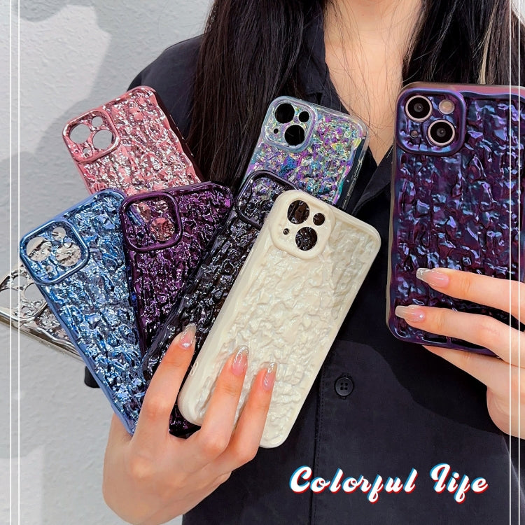 Electroplated 3D Stone Texture TPU Phone Case, Series 2