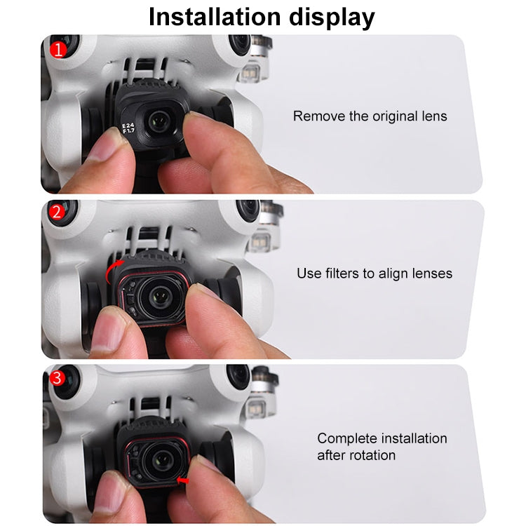 DJI Mini 4 Pro Lens Filter Set - ND/CPL/UV