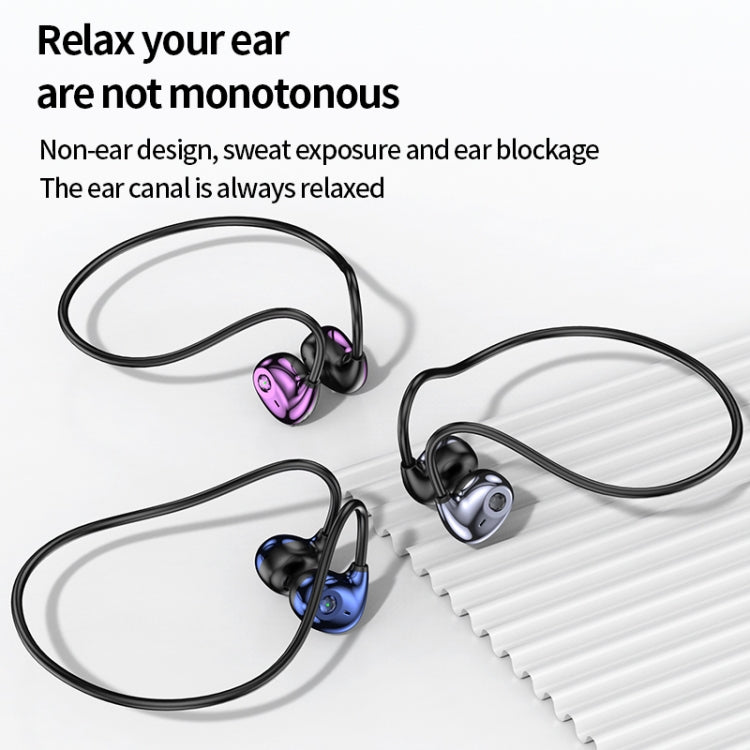 A59 Open Air Conduction Built-in Microphone Wireless Bluetooth Neckband Earphone, A59