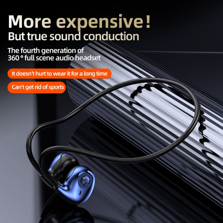 A59 Open Air Conduction Built-in Microphone Wireless Bluetooth Neckband Earphone, A59
