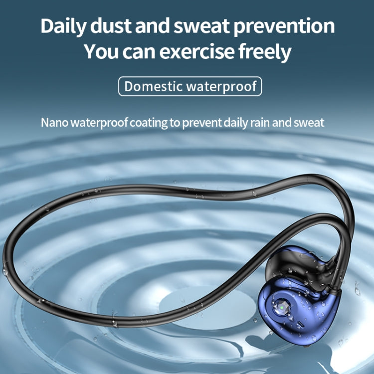 A59 Open Air Conduction Built-in Microphone Wireless Bluetooth Neckband Earphone, A59