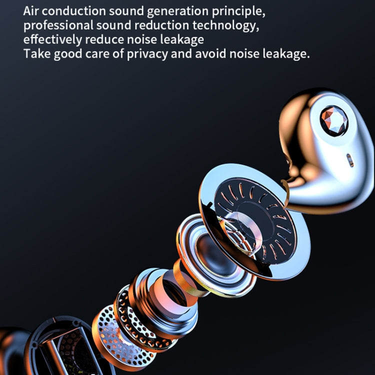 A59 Open Air Conduction Built-in Microphone Wireless Bluetooth Neckband Earphone, A59