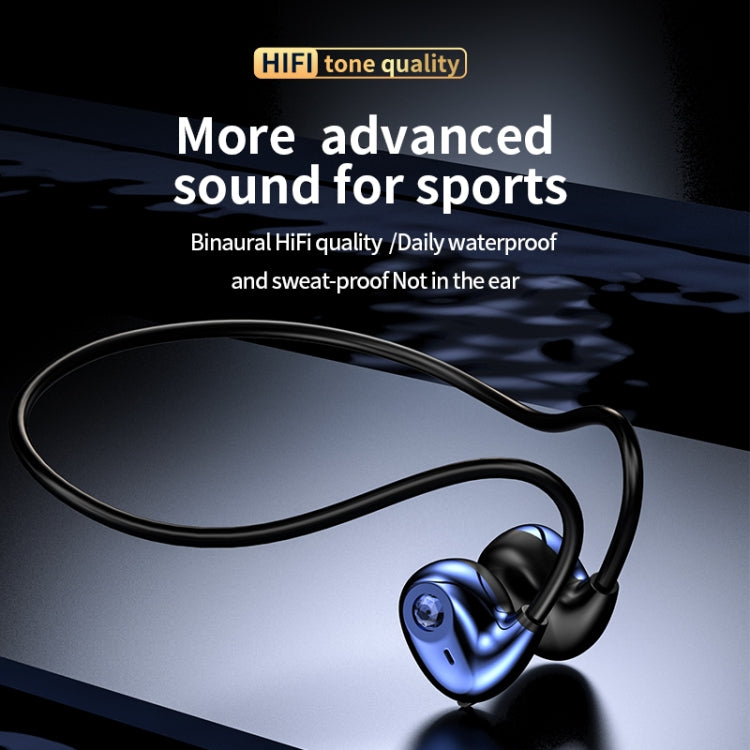 A59 Open Air Conduction Built-in Microphone Wireless Bluetooth Neckband Earphone, A59