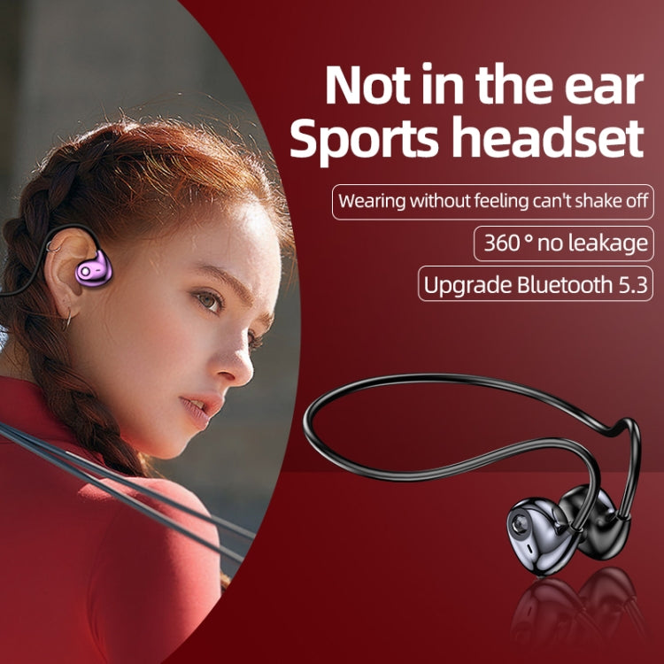 A59 Open Air Conduction Built-in Microphone Wireless Bluetooth Neckband Earphone, A59