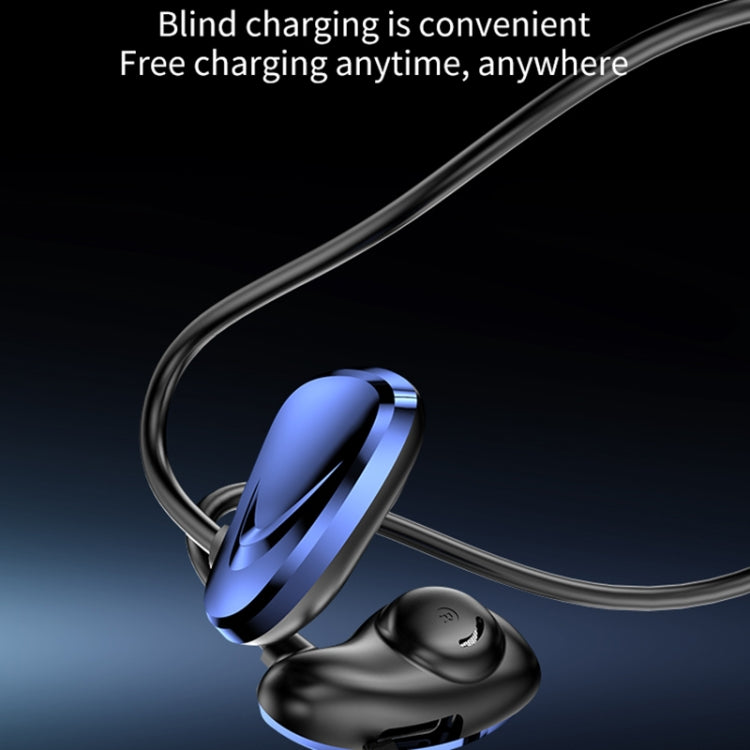 A60 Open Air Conduction Built-in Microphone Wireless Bluetooth Neckband Earphone, A60