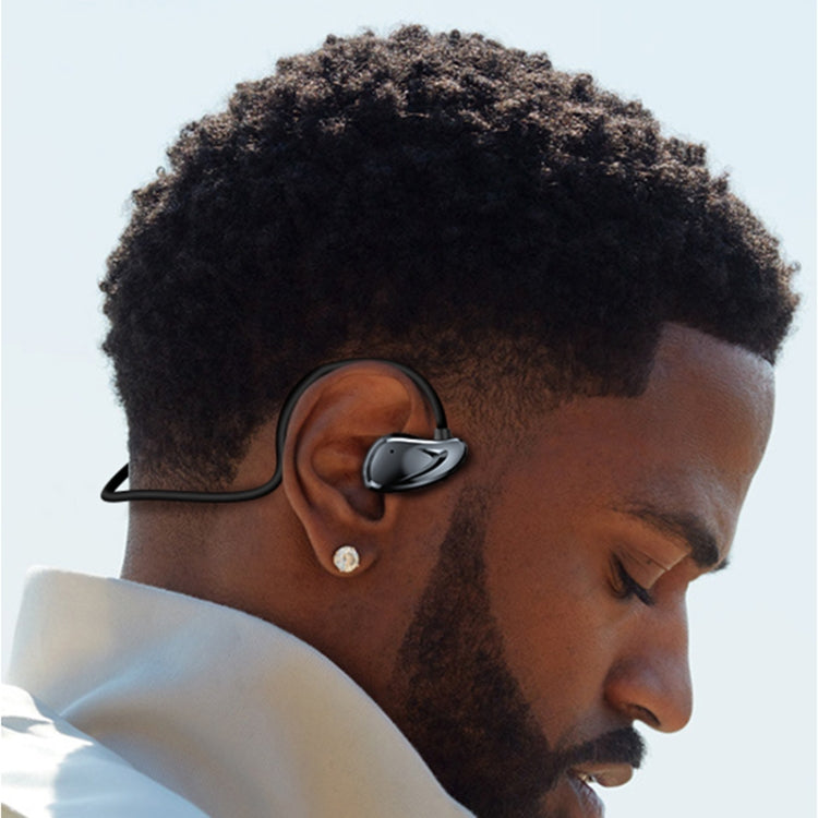 A60 Open Air Conduction Built-in Microphone Wireless Bluetooth Neckband Earphone, A60