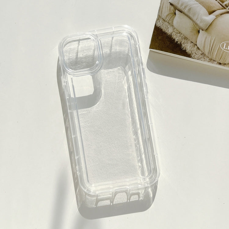 Airbag Transparent  TPU Phone Case, For iPhone 15 Pro Max, For iPhone 15 Pro, For iPhone 15 Plus, For iPhone 15