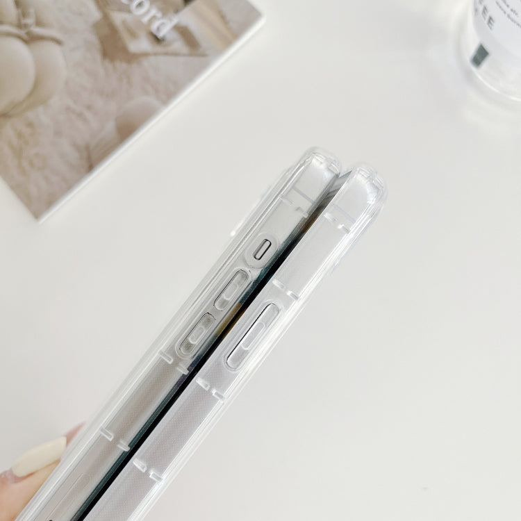 Airbag Transparent  TPU Phone Case, For iPhone 15 Pro Max, For iPhone 15 Pro, For iPhone 15 Plus, For iPhone 15