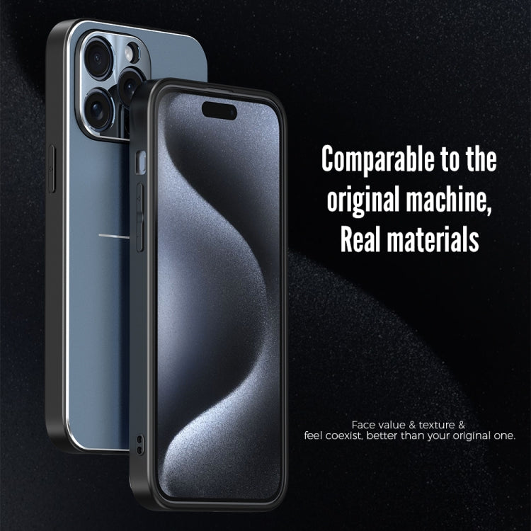 R-JUST RJ52 3-Line Style Metal TPU Shockproof Phone Case