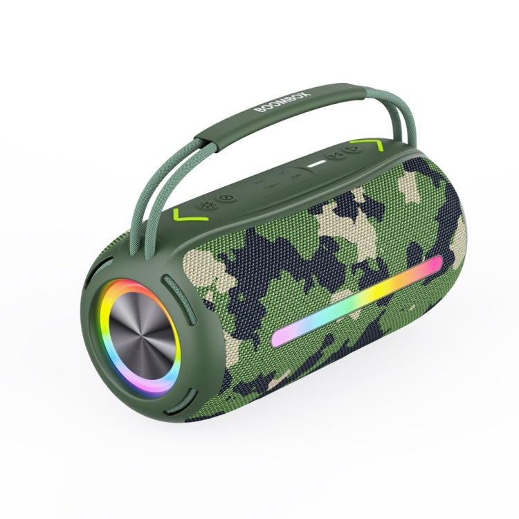 T&G X360 20W RGB Colorful Bluetooth Speaker Portable Outdoor 3D Stereo Speaker, X360