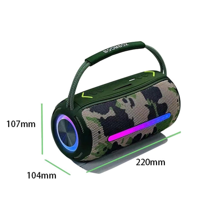 T&G X360 20W RGB Colorful Bluetooth Speaker Portable Outdoor 3D Stereo Speaker, X360