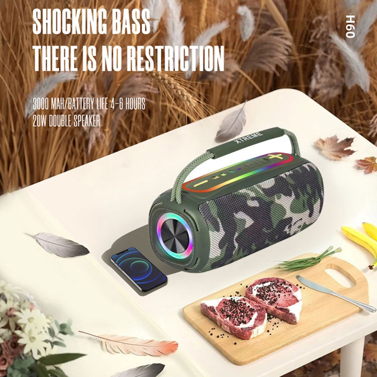 T&G P11 Pro 20W Portable 3D Stereo Bluetooth Speaker with RGB Colorful Light, P11 Pro