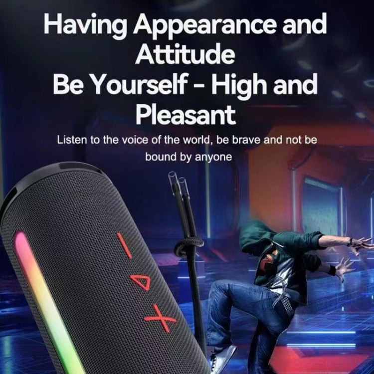 T&G TG374 Portable 3D Stereo Bluetooth Speaker Subwoofer Support FM / TF Card / RGB Light, TG374