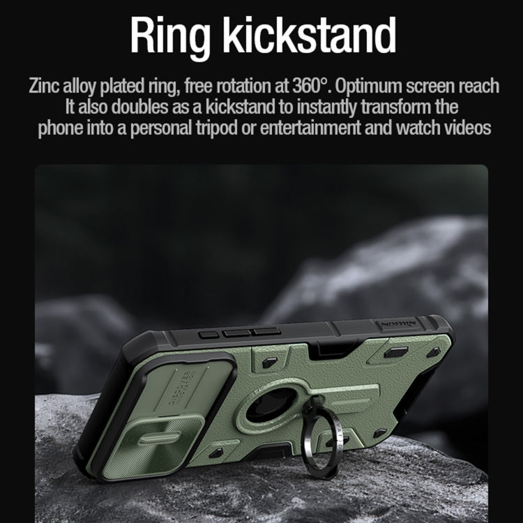 NILLKIN Shockproof CamShield Armor Protective Case with Invisible Ring Holder
