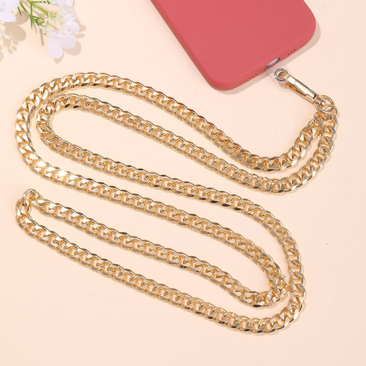 Metal Chain Crossbody Chain Phone Lanyard with Clip,Length: 1.25m