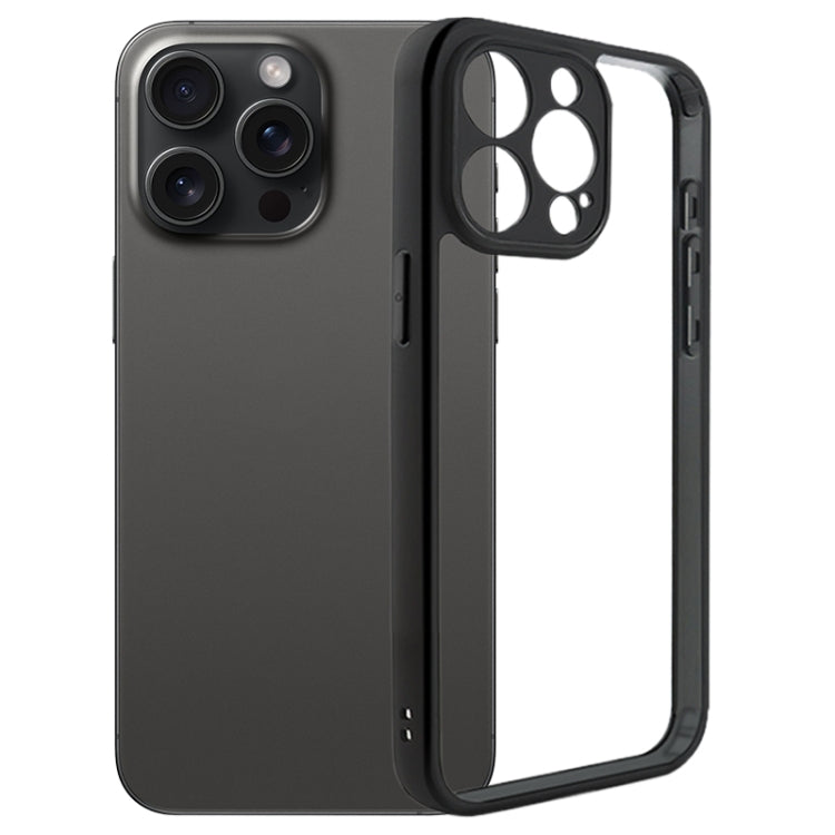 Fine Pore Frosted TPU + Transparent PC Phone Case, For iPhone 15 Pro Max, For iPhone 15 Pro, For iPhone 15 Plus, For iPhone 15