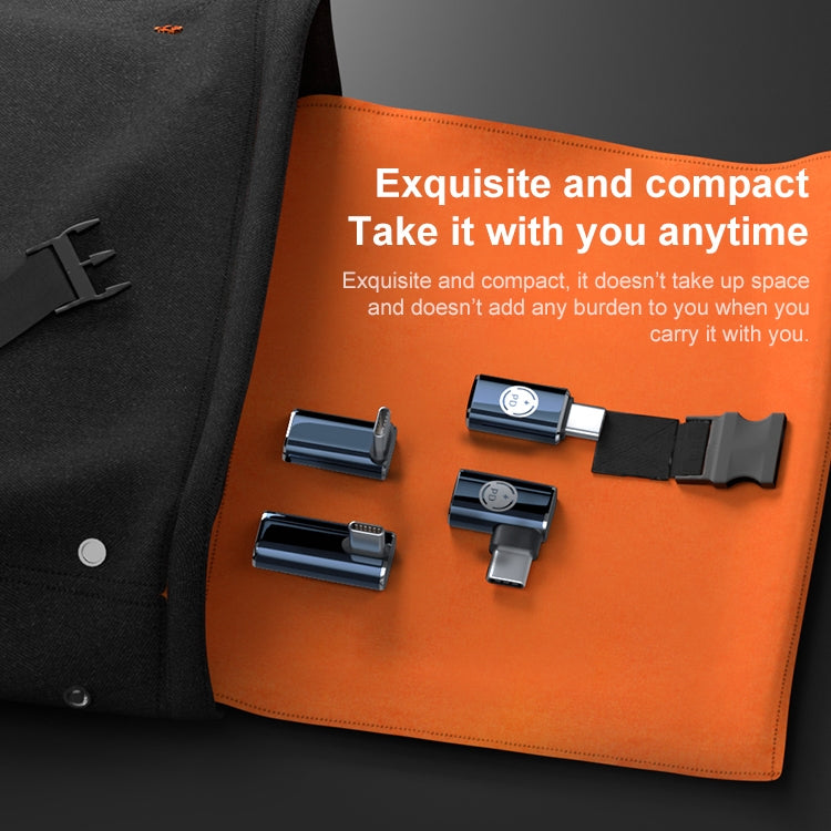 8 Pin to USB-C / Type-C Male Adapter Supports Charging & Data Transmission, Side Bend, Middle Bend, 3D Bend, Straight