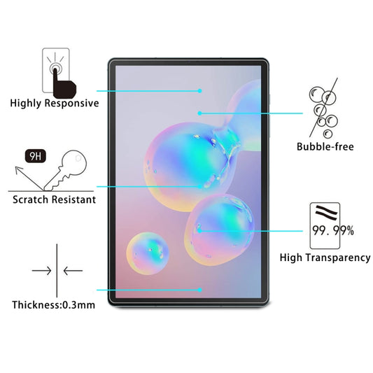 Shatterproof tempered glass film application Samsung tablet display guard