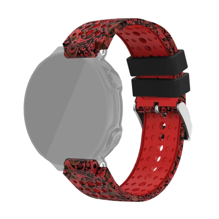 For Gaemin Forerunner 220 / 230 / 235 / 735XT / S20 Printing Silicone Replacement Wrist Strap Watchband