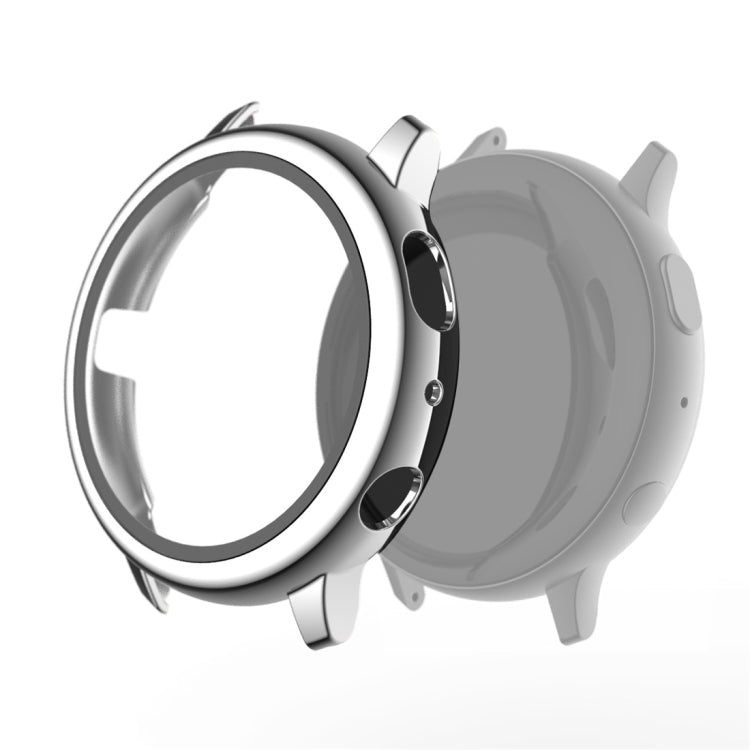 Electroplate PC Protective Case with Tempered Glass Film, For Samsung Galaxy Watch Active 2 40mm, For Samsung Galaxy Watch Active 2 44mm