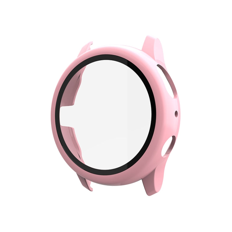 PC Protective Case with Tempered Glass Film, For Samsung Galaxy Watch Active 2 40mm, For Samsung Galaxy Watch Active 2 44mm