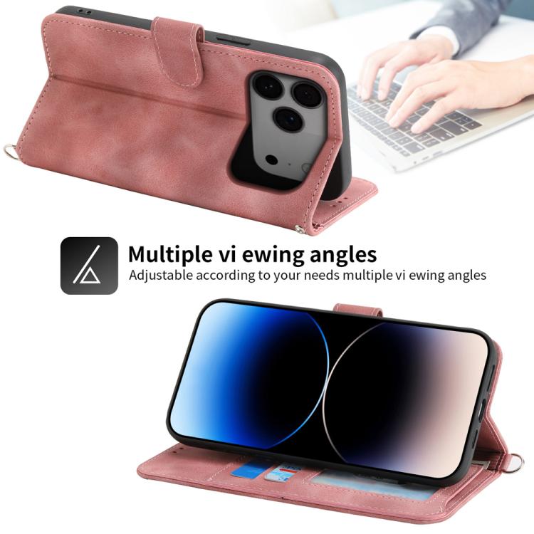 Skin-feel Flowers Embossed Wallet Leather Phone Case, For iPhone 17 Pro Max, For iPhone 17 Pro, For iPhone 17, For iPhone 17 Air