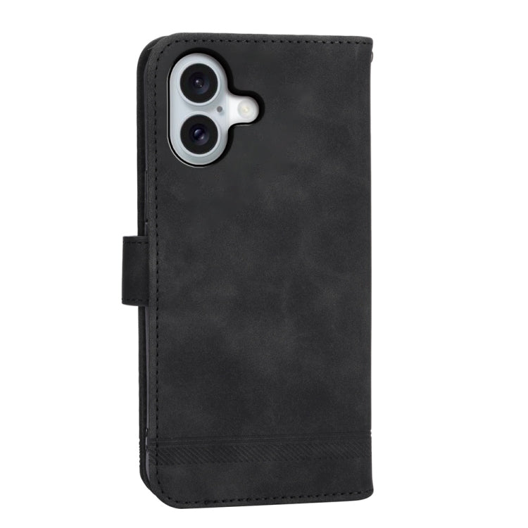 Dierfeng Dream Line TPU Hybrid PU Leather Phone Case, For iPhone 16, For iPhone 15 Pro Max, For iPhone 15 Pro, For iPhone 15 Plus