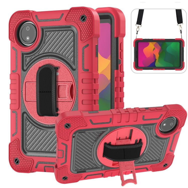360 Degree Rotation PC Contrast Silicone Tablet Case, For Xiaomi Redmi Pad 2 SE 9.7 2026, For Xiaomi Redmi Pad 2, For Xiaomi Pad 7 / 7 Pro, For Redmi Pad SE 8.7 4G