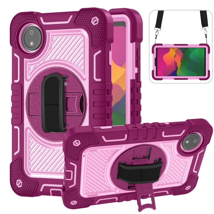 360 Degree Rotation PC Contrast Silicone Tablet Case, For Xiaomi Redmi Pad 2 SE 9.7 2026, For Xiaomi Redmi Pad 2, For Xiaomi Pad 7 / 7 Pro, For Redmi Pad SE 8.7 4G