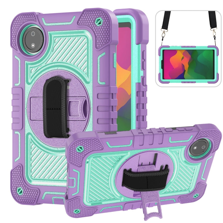 360 Degree Rotation PC Contrast Silicone Tablet Case, For Xiaomi Redmi Pad 2 SE 9.7 2026, For Xiaomi Redmi Pad 2, For Xiaomi Pad 7 / 7 Pro, For Redmi Pad SE 8.7 4G