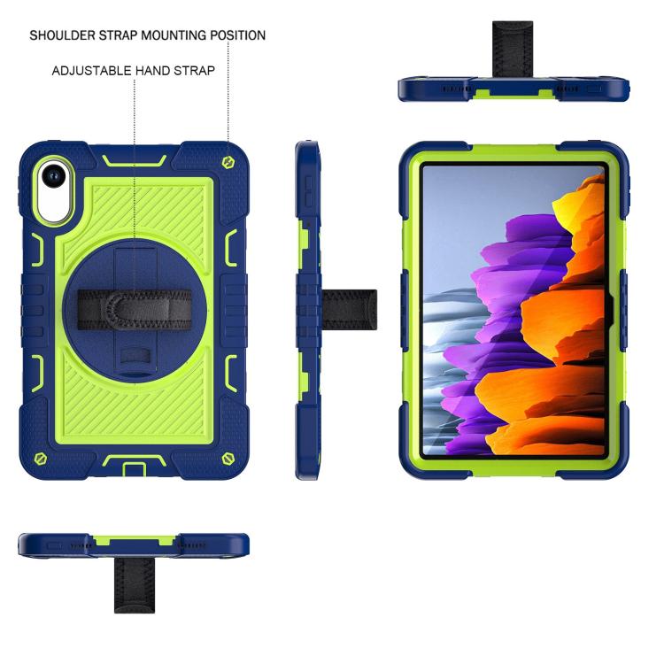 360 Degree Rotation PC Contrast Silicone Tablet Case