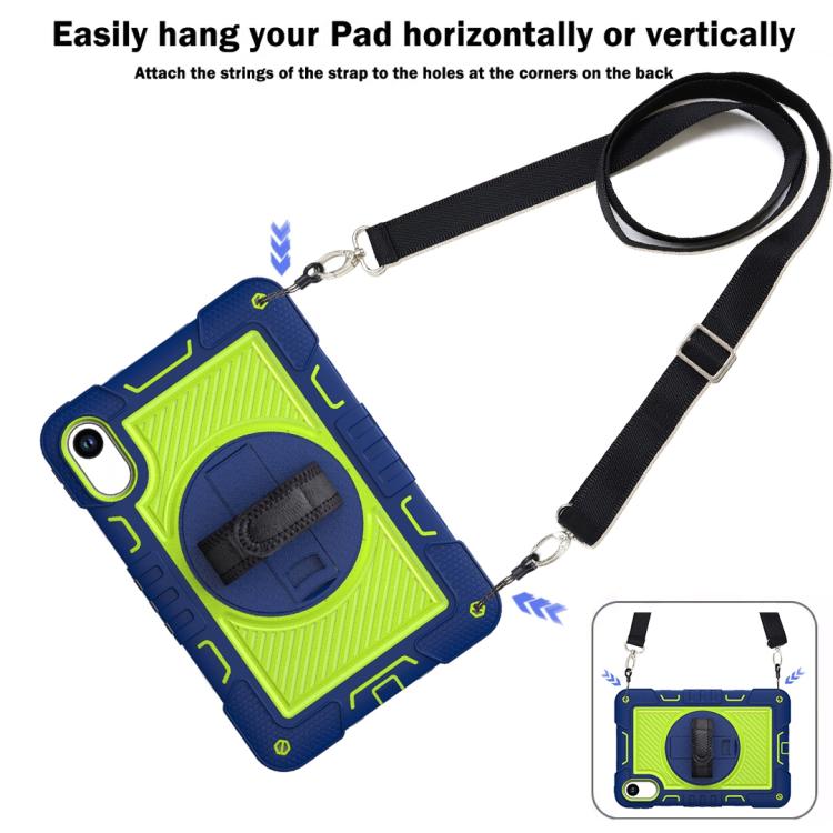 360 Degree Rotation PC Contrast Silicone Tablet Case