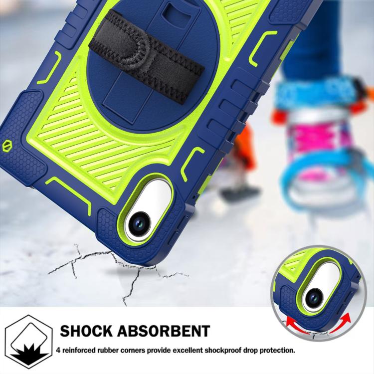 360 Degree Rotation PC Contrast Silicone Tablet Case