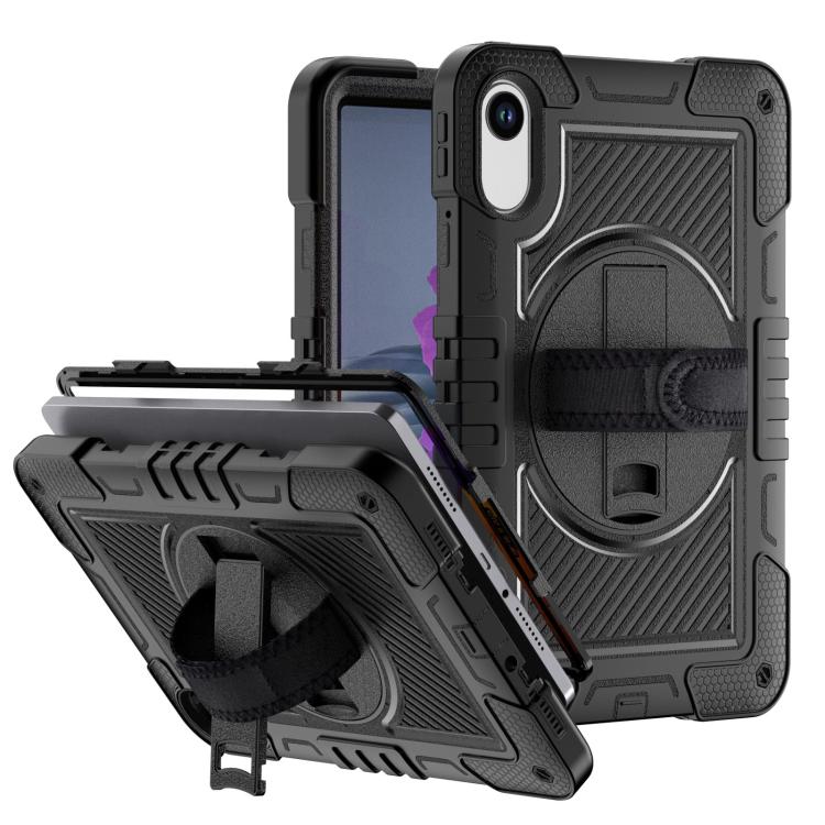 360 Degree Rotation PC Contrast Silicone Tablet Case