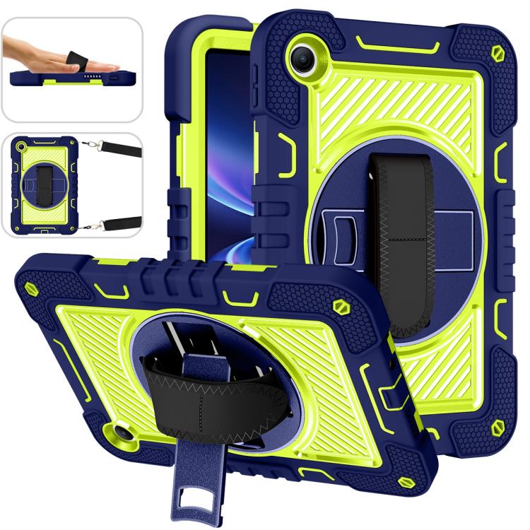 360 Degree Rotation PC Contrast Silicone Tablet Case, For Xiaomi Redmi Pad 2 SE 9.7 2026, For Xiaomi Redmi Pad 2, For Xiaomi Pad 7 / 7 Pro, For Redmi Pad SE 8.7 4G