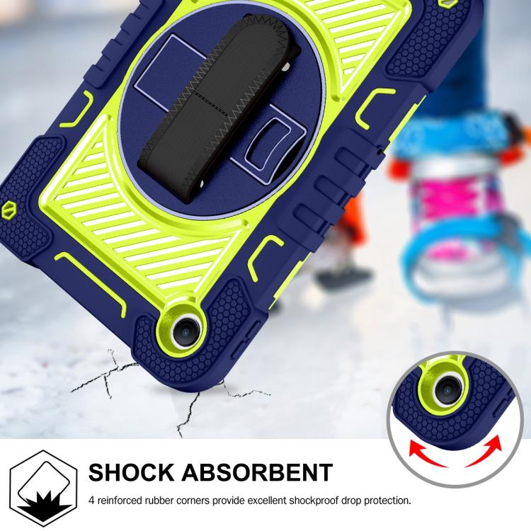 360 Degree Rotation PC Contrast Silicone Tablet Case, For Xiaomi Redmi Pad 2 SE 9.7 2026, For Xiaomi Redmi Pad 2, For Xiaomi Pad 7 / 7 Pro, For Redmi Pad SE 8.7 4G