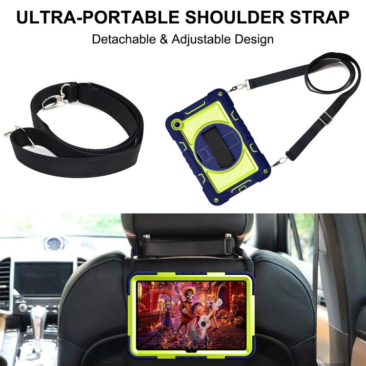 360 Degree Rotation PC Contrast Silicone Tablet Case, For Xiaomi Redmi Pad 2 SE 9.7 2026, For Xiaomi Redmi Pad 2, For Xiaomi Pad 7 / 7 Pro, For Redmi Pad SE 8.7 4G