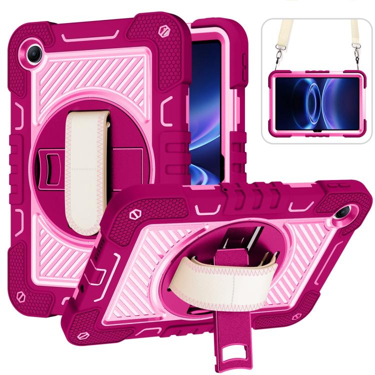 360 Degree Rotation PC Contrast Silicone Tablet Case, For Xiaomi Redmi Pad 2 SE 9.7 2026, For Xiaomi Redmi Pad 2, For Xiaomi Pad 7 / 7 Pro, For Redmi Pad SE 8.7 4G