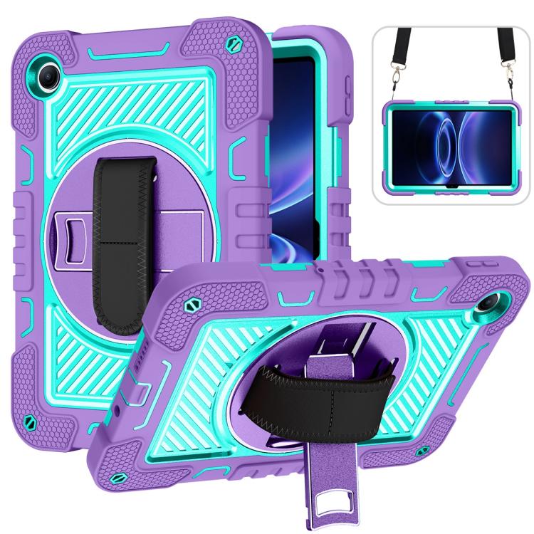 360 Degree Rotation PC Contrast Silicone Tablet Case, For Xiaomi Redmi Pad 2 SE 9.7 2026, For Xiaomi Redmi Pad 2, For Xiaomi Pad 7 / 7 Pro, For Redmi Pad SE 8.7 4G