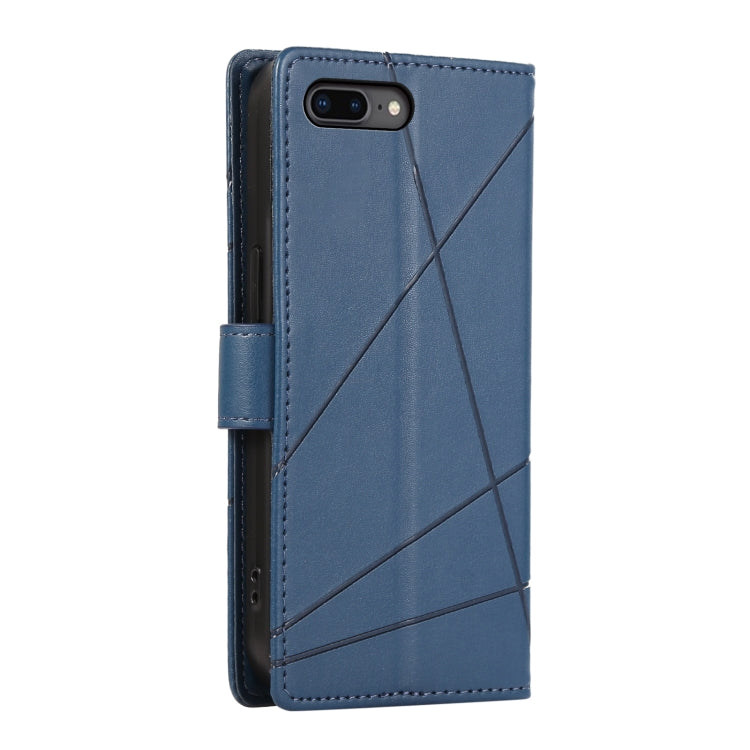 PU Genuine Leather Texture Embossed Line Phone Case, For iPhone 8 Plus / 7 Plus, For iPhone 6s Plus / 6 Plus, For iPhone 6s / 6