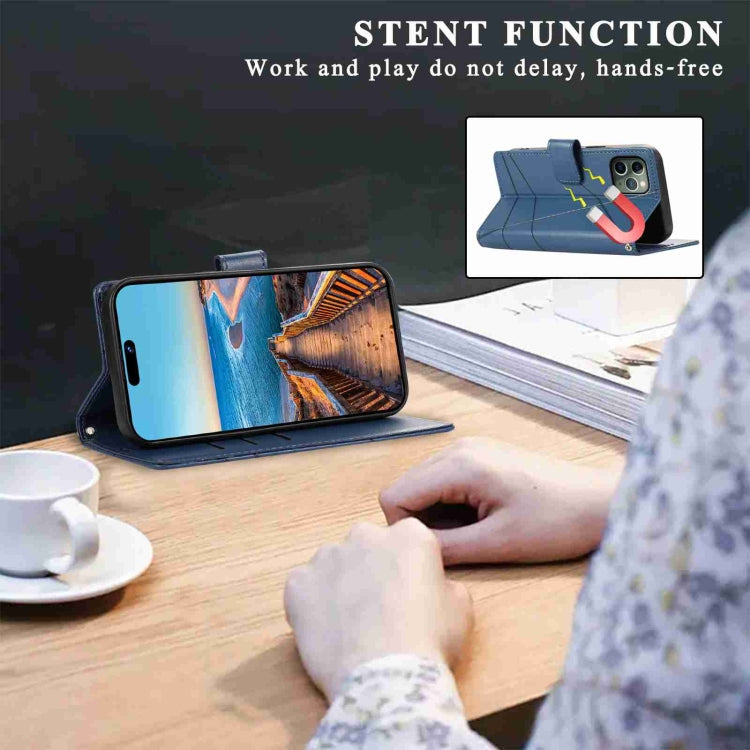 PU Genuine Leather Texture Embossed Line Phone Case, For iPhone 11 Pro, For iPhone XS / X, For iPhone XR, For iPhone XS Max
